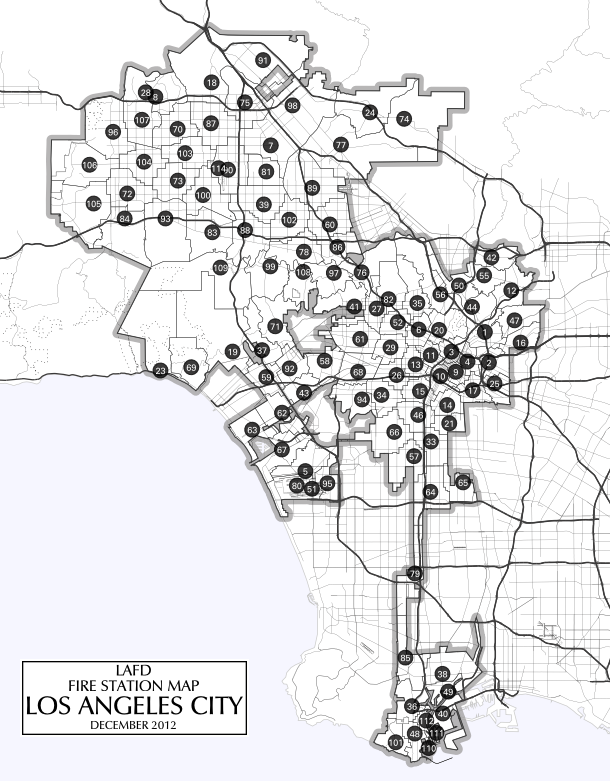 The Times contributes LAFD fire stations to OpenStreetMap - Data Desk